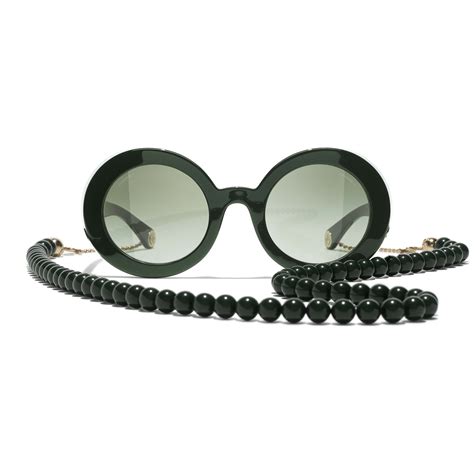 chanel dark green sunglasses|chanel sunglasses for women black.